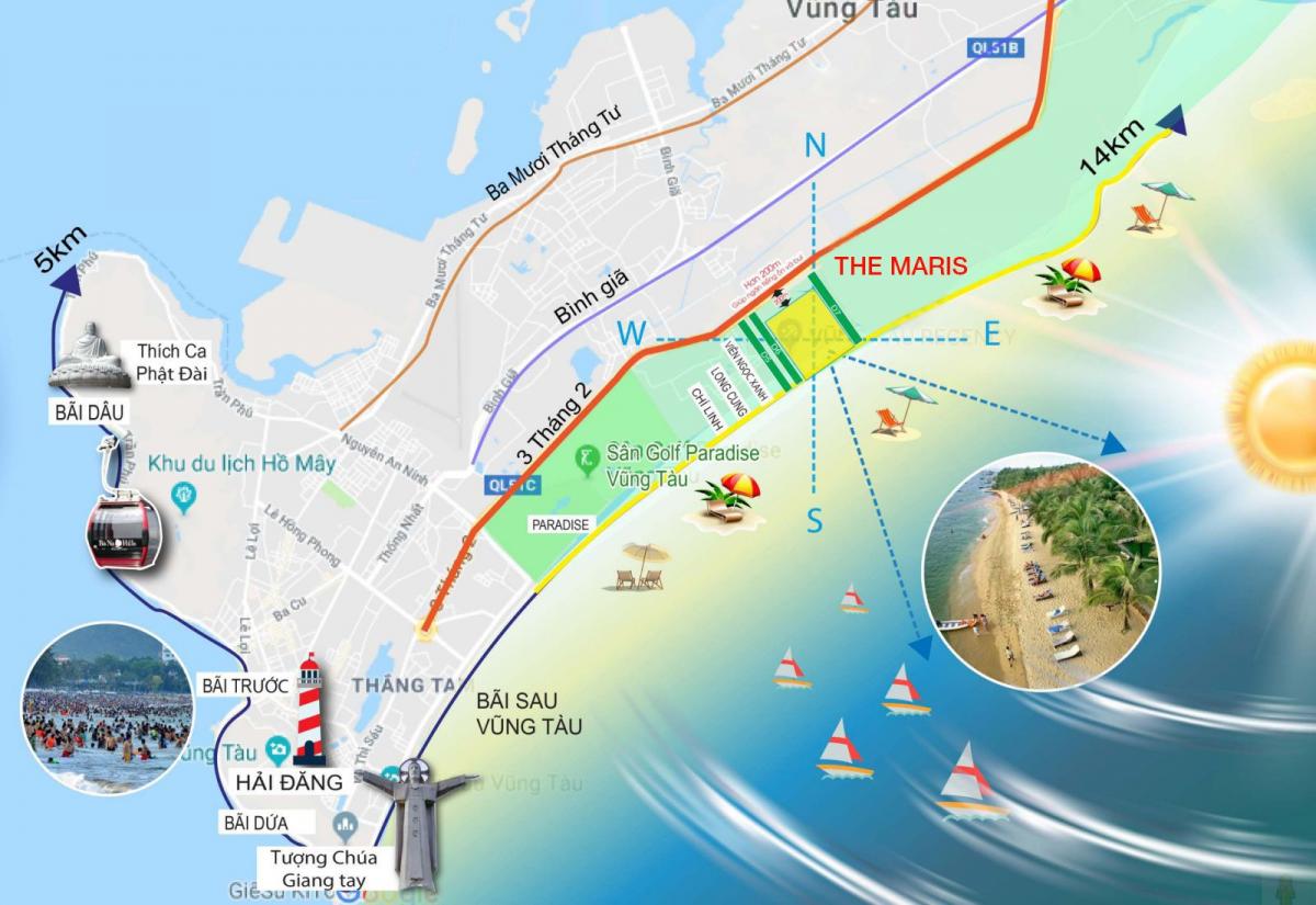 DỰ ÁN THE MARIS VŨNG TÀU GIÁ TỐT TỪ CĐT